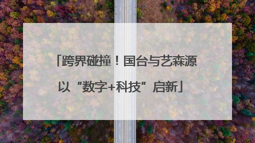 跨界碰撞！国台与艺森源以“数字+科技”启新