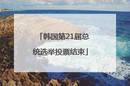 韩国第21届总统选举投票结束
