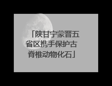 陕甘宁蒙晋五省区携手保护古脊椎动物化石