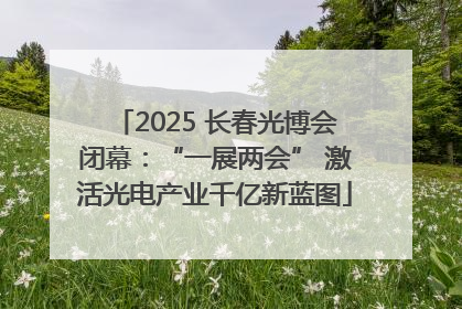 2025 长春光博会闭幕：“一展两会” 激活光电产业千亿新蓝图