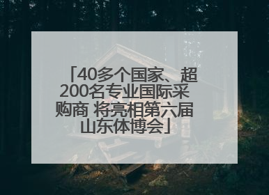40多个国家、超200名专业国际采购商 将亮相第六届山东体博会