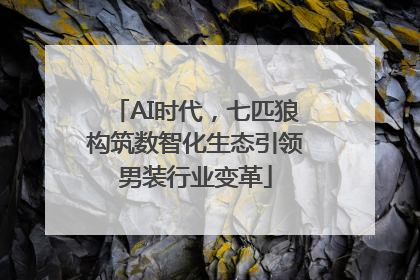 AI时代，七匹狼构筑数智化生态引领男装行业变革